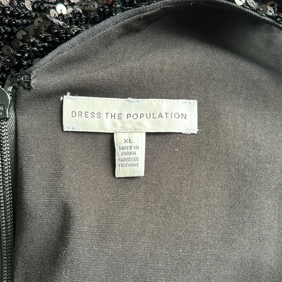 Dress the Population Black Sequin Jumpsuit - Picture 5 of 8
